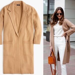 J. Crew Ella Open Front Sweater-Blazer